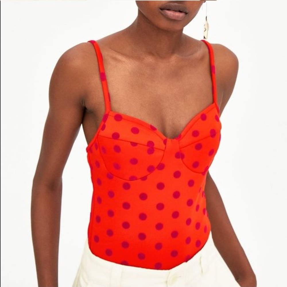 Zara Polkadot Bodysuit